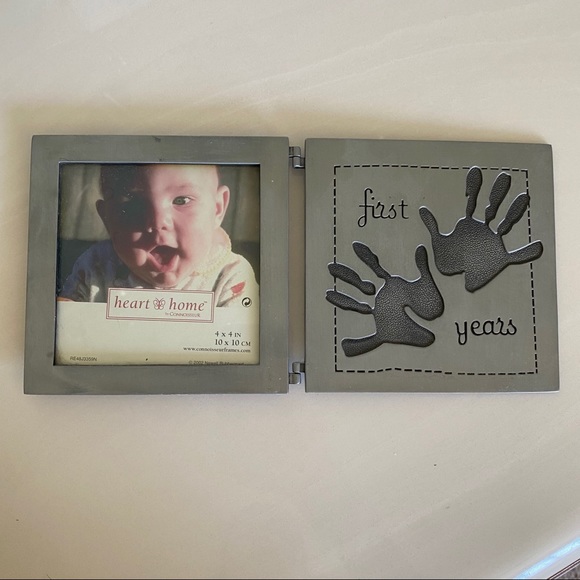NWOT Heart & Home First Years Hinged Picture Frame - Picture 2 of 5